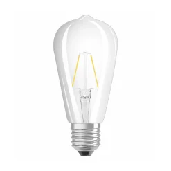 OSRAM Led Pærer > LED-pære E27 2,5W Rustica 827 klar