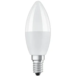 Led Pærer ^ OSRAM LED-pære E14 5,5W Star+ kerte remote