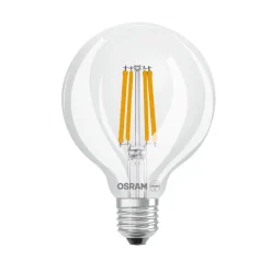 OSRAM Filament Pære|Led Pærer > LED-pære Globe G95 E27 3,8W Filament 4,000K