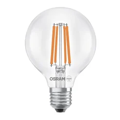 Filament Pære ^ OSRAM LED-pære Globe G80 E27 2,2W Filament 4,000K