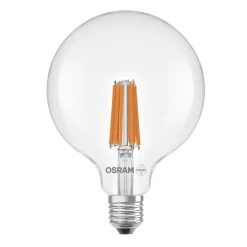 Filament Pære ^ OSRAM LED-pære Globe G125 E27 7,2W Filament 2,700K