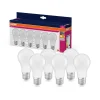 Led Pærer ^ OSRAM LED-pære opal E27 8W 827 6-pak