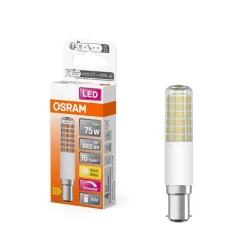 OSRAM Led Pærer > LED-pære Special T, B15d, 8 W, 2.700 K, dæmpbar.