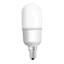 Led Pærer ^ OSRAM LED-pære Star Stick E14 9,5W varmhvid