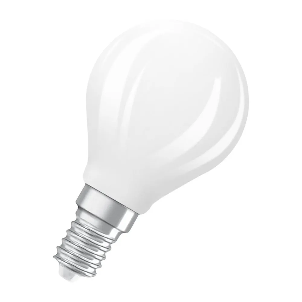 OSRAM Dæmpbar Led-Pære > LED-pære Tropfen, E14, 3,4 W, mat 2.700 K dæmpbar