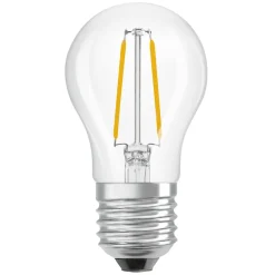 OSRAM Filament Pære > LED-pære Tropfen P45, E27 1 W glødetråd 2.700 K