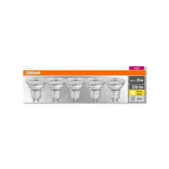 Led Pærer ^ OSRAM LED-reflektor GU10 2,6 W 2.700 K 230lm 36° 5