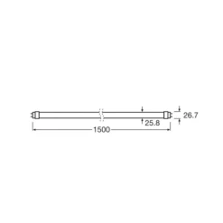 OSRAM Lysstofrør > LED-rørpære T8 18,3W Bio-Lumilux 965 150cm