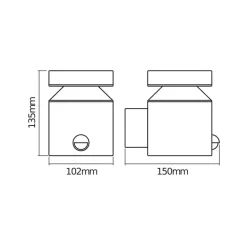 Væglampe Med Sensor ^ OSRAM LED-sensor-udendørs væglampe ENDURA STYLE CYLINDER, stål