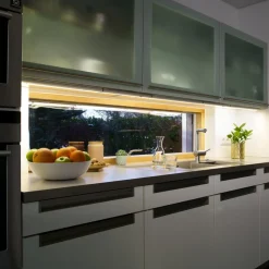 OSRAM Underskabsbelysning > LED-sensor-underskabslampe LINEAR FLAT, 3.000 K sølv