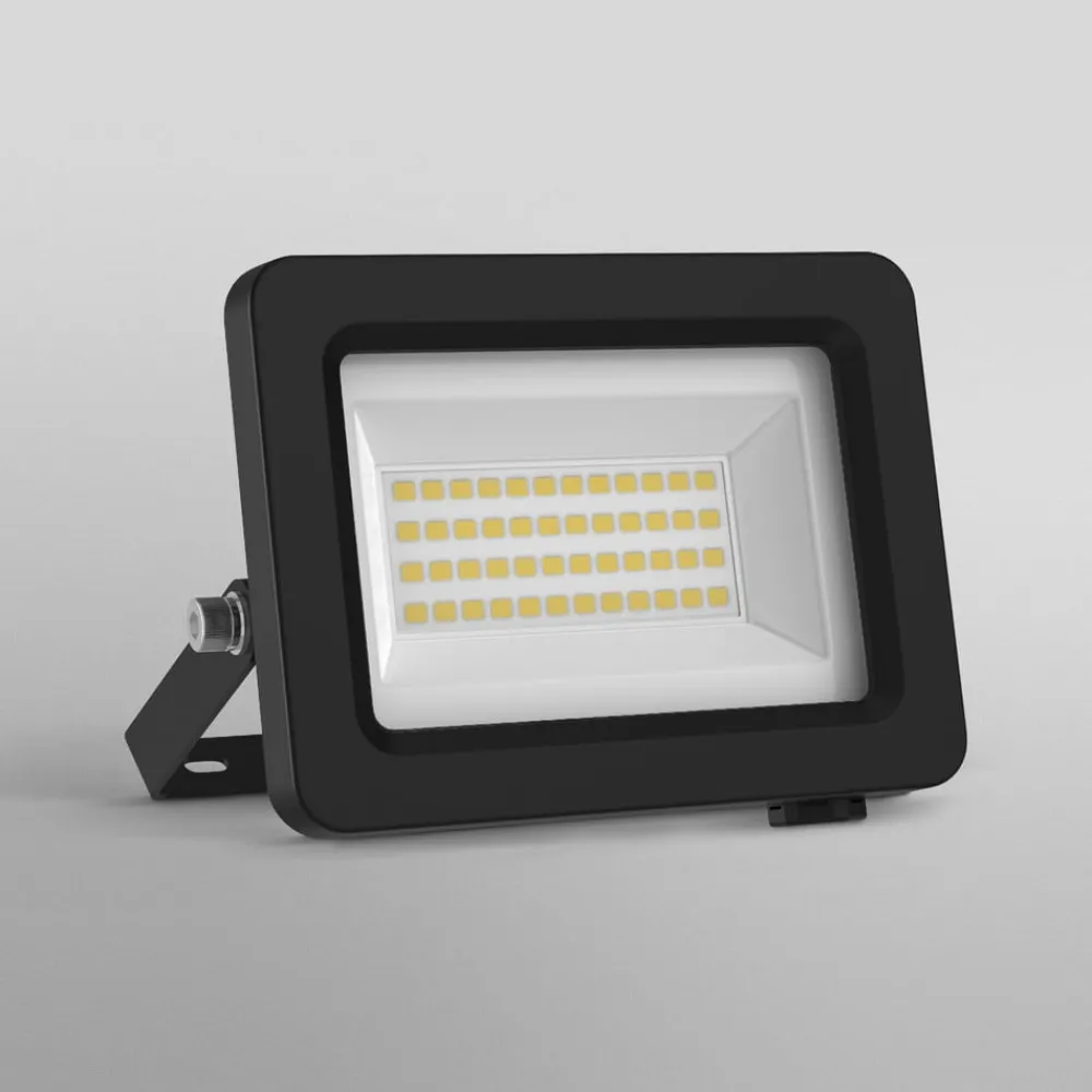 OSRAM Udendørs Spot > LED-spotlight Floodlight EA, 10 W, IP65, sort, aluminium