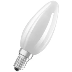 OSRAM Led Pærer > LED stearinlys mat E14 2,2W 827 energiklasse A 3-pak