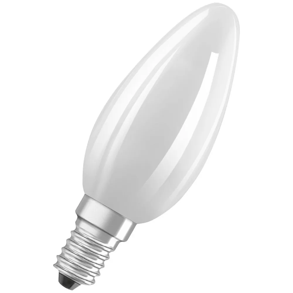 OSRAM Led Pærer > LED stearinlys mat E14 2,2W 827 energiklasse A 3-pak