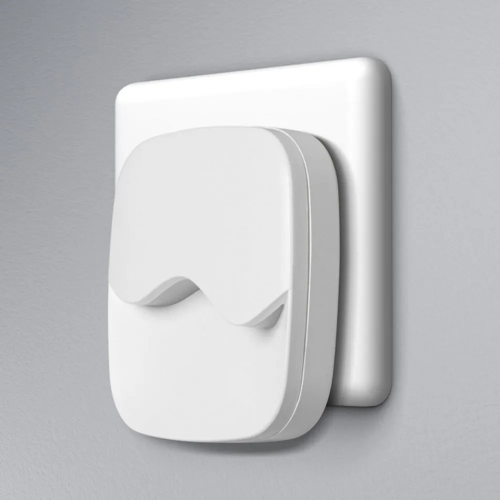 OSRAM Natlys > LED-stikkontakt-natlampe LUNETTA WAVE, hvid, sensor