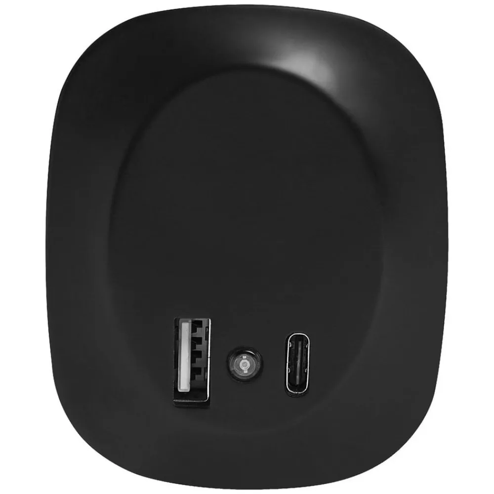 Natlys ^ OSRAM LED-stikkontakt-natlampe LUNETTA EDGE, sort Sensor