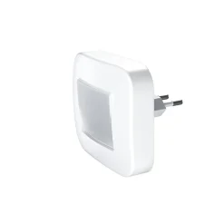 Natlys ^ OSRAM LED-stikkontakt-natlampe LUNETTA HALL hvid plast