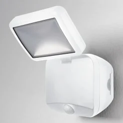 OSRAM Væglampe Med Sensor|Udendørs Spot > LED-udendørs vægspot DOUBLE, 1 lyskilde, hvid, batteri