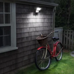 OSRAM Væglampe Med Sensor|Udendørs Spot > LED-udendørs vægspot DOUBLE, 1 lyskilde, hvid, batteri