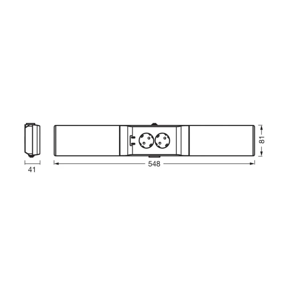 OSRAM Underskabsbelysning > LED-underskabsbelysning Socket hvid 3.000 K dæmpbar stikkontakter
