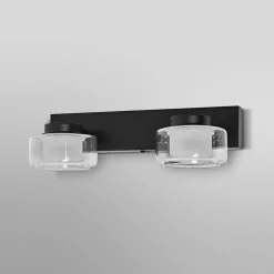 OSRAM Væg- Og Spejllamper > LED-væglampe ORBIS FLAME, sort, 2 lyskilder, CCT IP44