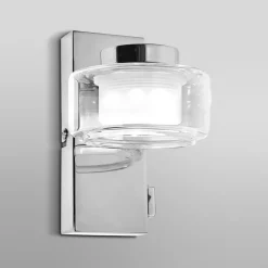 OSRAM Væg- Og Spejllamper|Væglamper > LED-væglampe ORBIS FLAME, krom, metal, IP44, CCT