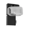 Væg- Og Spejllamper ^ OSRAM LED-væglampe ORBIS FLAME, sort, metal, IP44 CCT