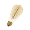 OSRAM Dæmpbar Led-Pære|Filament Pære > LED Vintage 1906 Edison, guld, E27, 7 W, 2.200 K, dim.