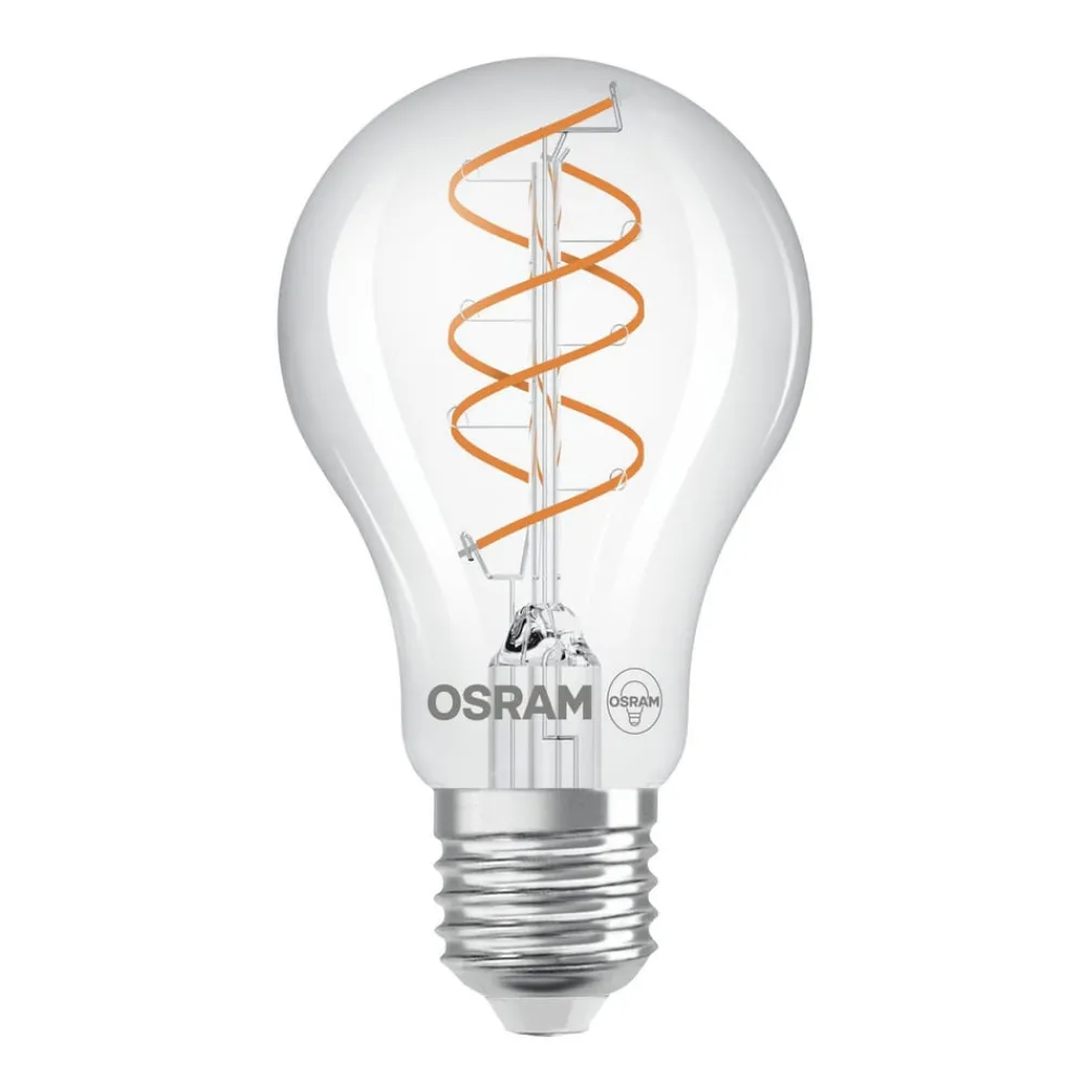 OSRAM Led Pærer > LED Vintage E27 8W 2.200K Spiral Filament clear dæmpbar