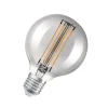 OSRAM Dæmpbar Led-Pære|Filament Pære > LED Vintage 1906, G80, E27, 11 W, grå, 1.800 K, dim.