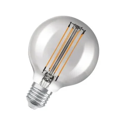OSRAM Dæmpbar Led-Pære|Filament Pære > LED Vintage 1906, G80, E27, 11 W, grå, 1.800 K, dim.
