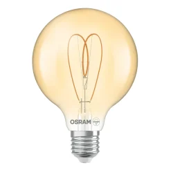 OSRAM Filament Pære > LED Vintage G95 E27 8W 922 Heart Filament guld dæmpbar