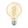 OSRAM Led Pærer > LED Vintage G80 E27 8W 922 Spiral Filament guld dæmpbar