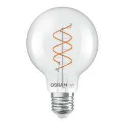 OSRAM Led Pærer > LED Vintage G80 E27 7,2W 927 Spiral Filament clear dæmpbar