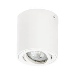Loftlamper ^ OSRAM loftspotter ROUND, hvid, Ø 8 cm, metal, GU10