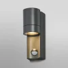 OSRAM Væglampe Med Sensor > Sensor-udendørs væglampe ENDURA CLASSIC ISIDOR mørkegrå