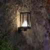 OSRAM SMART+ Solcelle Lampe Med Sensor|Væglampe Med Sensor > LED-solcellelampe til udendørs væglampe ALPS, sort Sensor