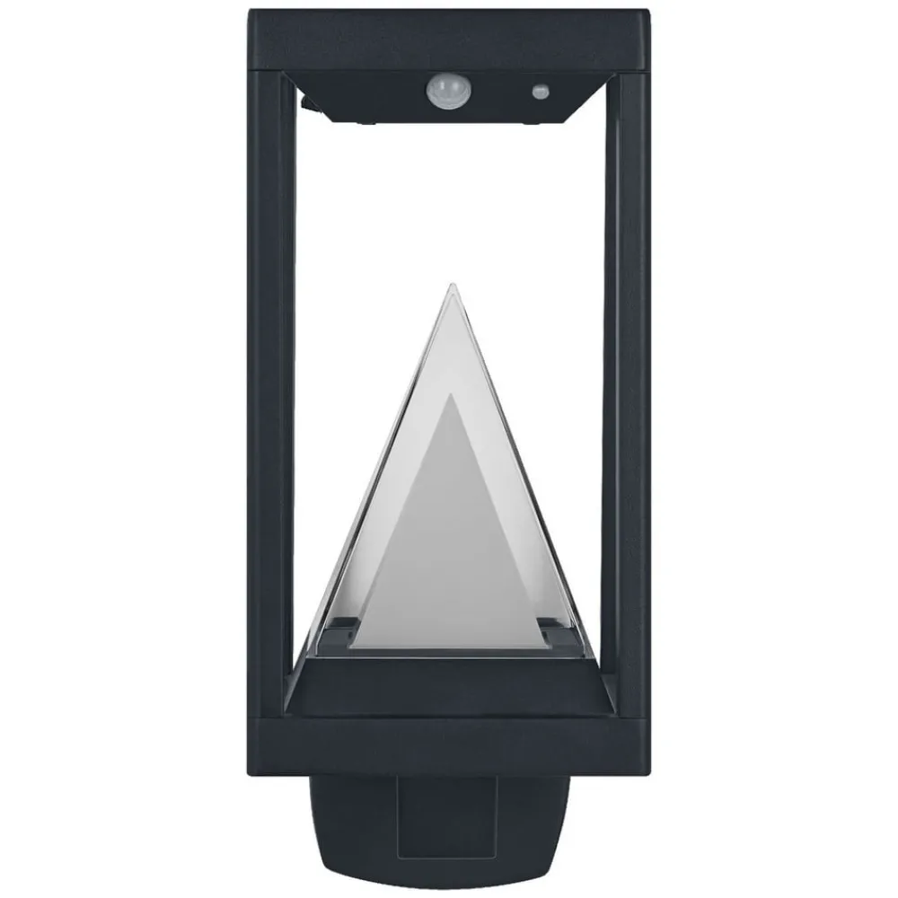 OSRAM SMART+ Solcelle Lampe Med Sensor|Væglampe Med Sensor > LED-solcellelampe til udendørs væglampe ALPS, sort Sensor
