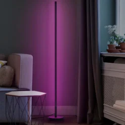 OSRAM SMART+ Gulvlamper > WiFi LED-gulvlampe ROUND sort 140 cm RGB CCT
