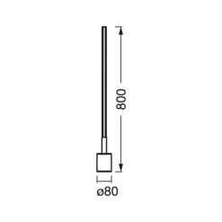 OSRAM SMART+ Gulvlamper > WiFi LED-gulvlampe CORNER SLIM, hvid, RGB, CCT