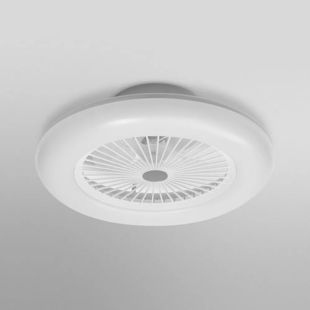OSRAM SMART+ Loftventilatorer > WiFi LED-loftventilator ROUND hvid, lydsvag, 55 cm