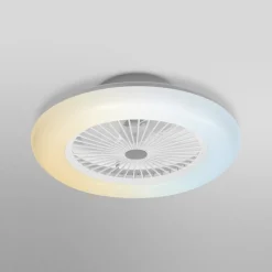 OSRAM SMART+ Loftventilatorer > WiFi LED-loftventilator ROUND hvid, lydsvag, 55 cm