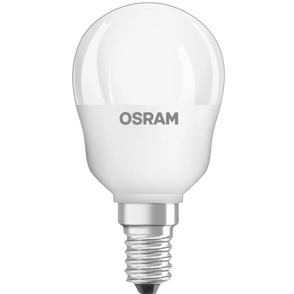OSRAM Dæmpbar Led-Pære > Star+ LED-pære E14 4,2 W dråbe fjernbet. mat