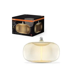 Filament Pære|Led Pærer ^ OSRAM Vintage 1906 Big Elipse, ravgul, E27, 2.700 K, glødetråd