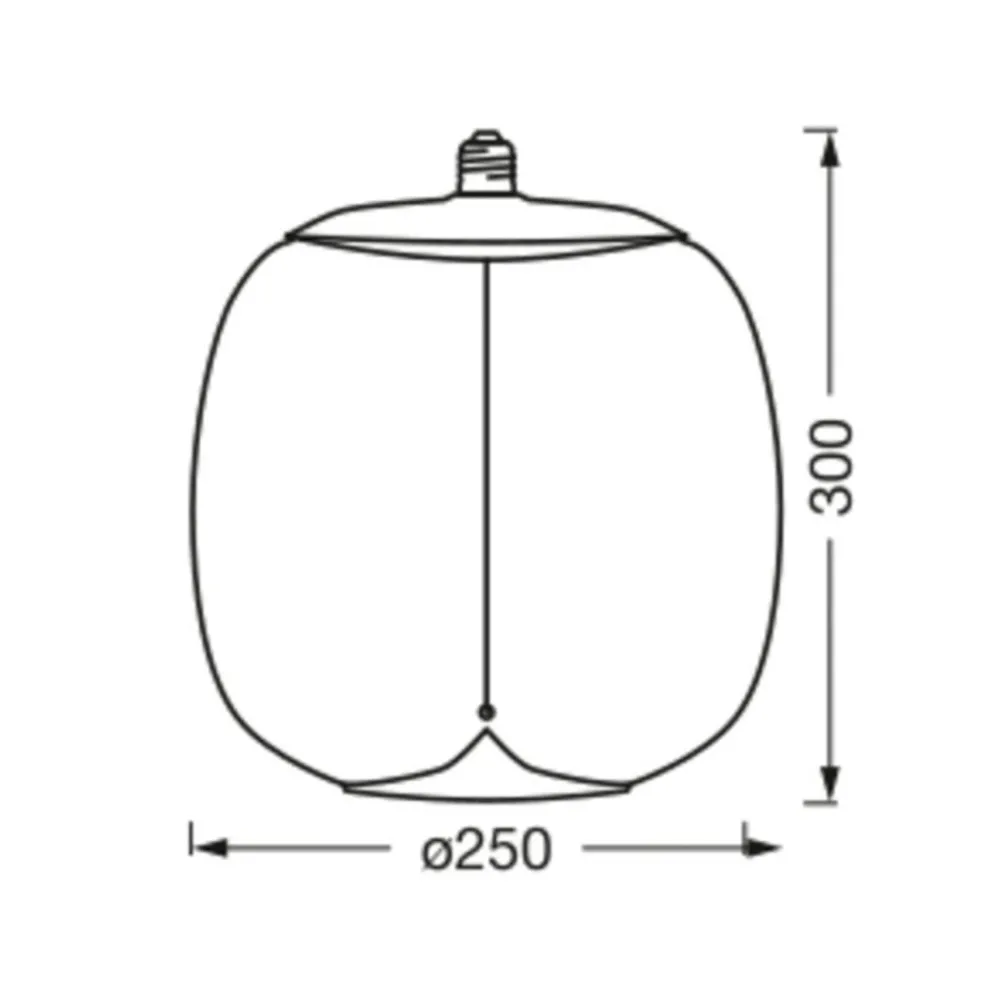 OSRAM Filament Pære|Led Pærer > Vintage 1906 Big Oval, smoke, E27, 1.800 K, glødetråd
