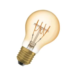 OSRAM Dæmpbar Led-Pære|Filament Pære > Vintage 1906 E27 4,8W LED A60 822 guld dæmpbar
