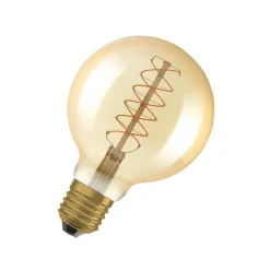 OSRAM Dæmpbar Led-Pære|Filament Pære > Vintage 1906 E27 7W LED G95 822 guld dæmpbar