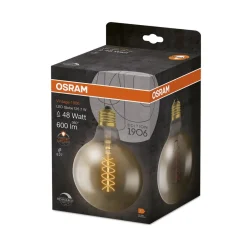 Dæmpbar Led-Pære|Led Pærer ^ OSRAM Vintage 1906 E27 7W LED G125 822 guld dæmpbar
