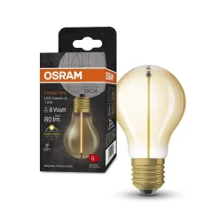 Filament Pære ^ OSRAM Vintage 1906 LED-pære E27 1,8 W 2.700 K guld