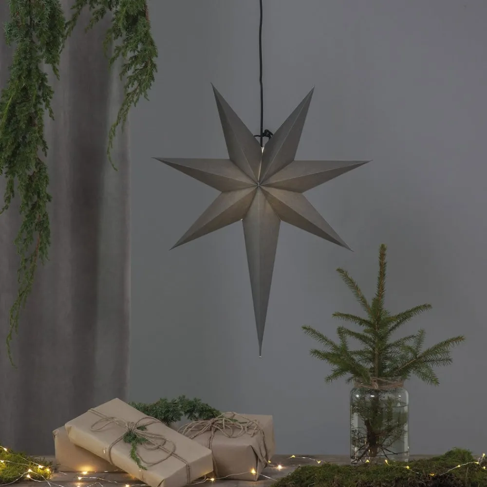 STAR TRADING Dekorationsbelysning|Julepynt > Ozen papirstjerne med en lang spids