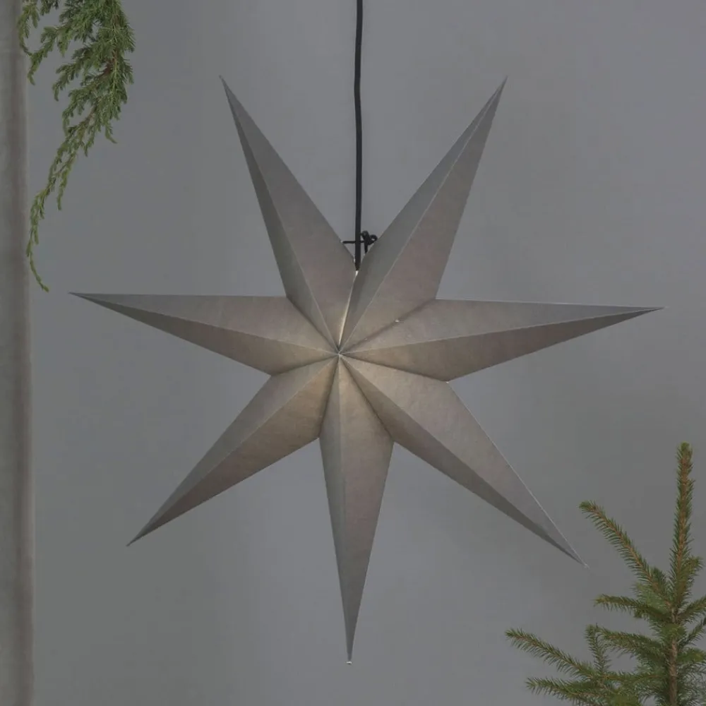 Dekorationsbelysning ^ STAR TRADING Ozen papirstjerne med syv takker, Ø 70 cm